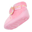 Zapatillas de casa botines velcro Bebé Rosa