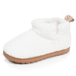 Zapatillas de casa botines Niños Marfíl sherpa