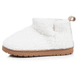 Zapatillas de casa botines Niños Marfíl sherpa