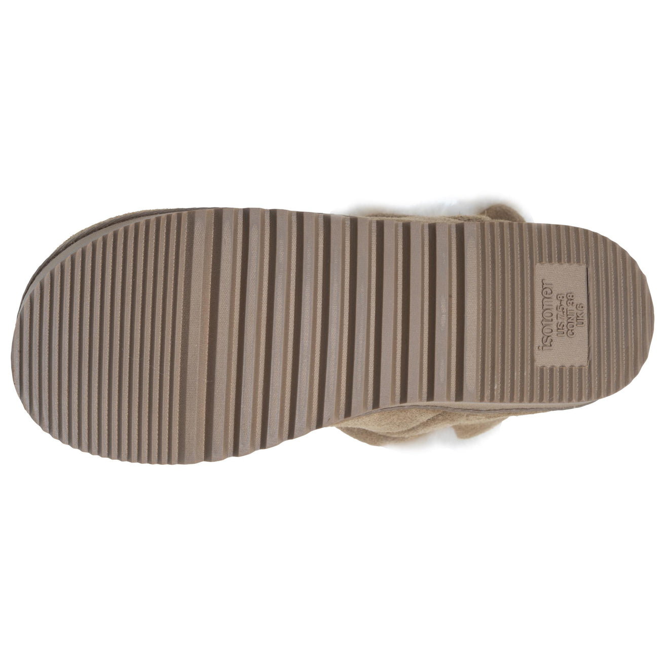 Zapatillas de casa botines cuero Mujer Camel
