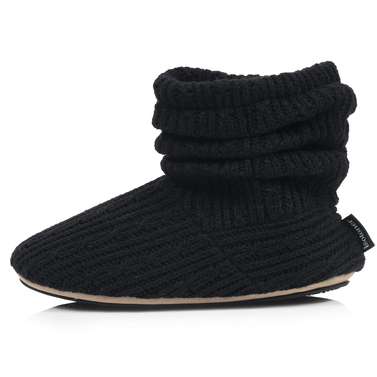 Zapatillas de casa botines Punto Negro