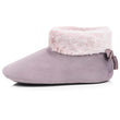Zapatillas de casa Botines Mujer microvellón Topo