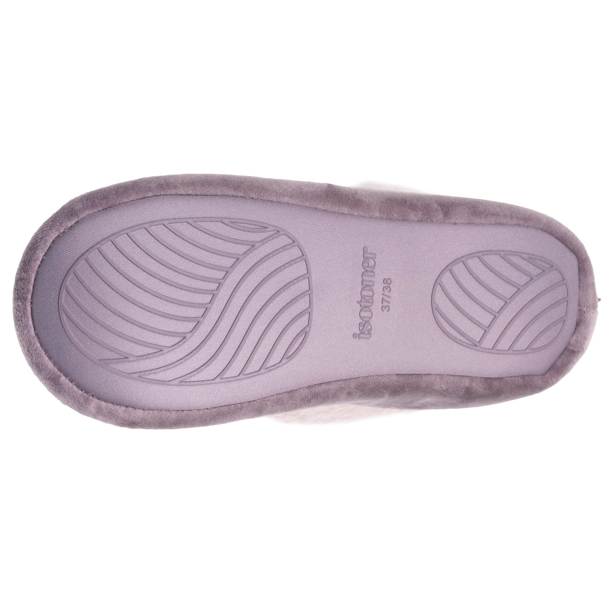 Zapatillas de casa Botines Mujer microvellón Topo