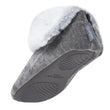 Zapatillas de casa Botines Mujer purpurina Gris oscuro