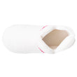 Zapatillas de casa Botines Mujer sherpa lama Marfíl