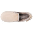 Zapatillas de casa Cerradas Mujer Beige forradas