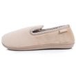 Zapatillas de casa Cerradas Mujer Beige forradas
