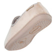 Zapatillas de casa Cerradas Mujer Beige forradas