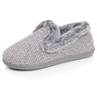 Zapatillas de casa Cerradas Mujer Relieve Gris
