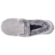 Zapatillas de casa Cerradas Mujer Relieve Gris