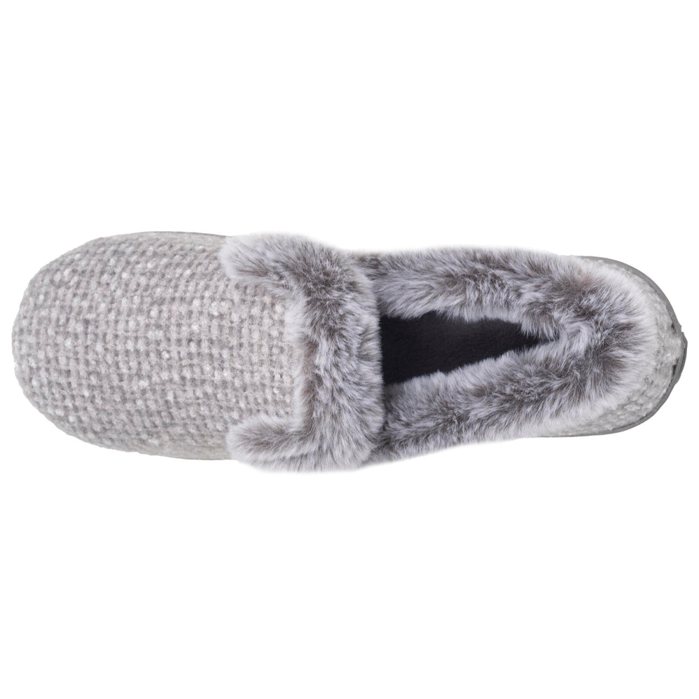Zapatillas de casa Cerradas Mujer Relieve Gris - Isotoner