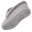 Zapatillas de casa Cerradas Mujer Relieve Gris