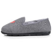 Zapatillas de casa Cerradas Mujer Gris/Rojo