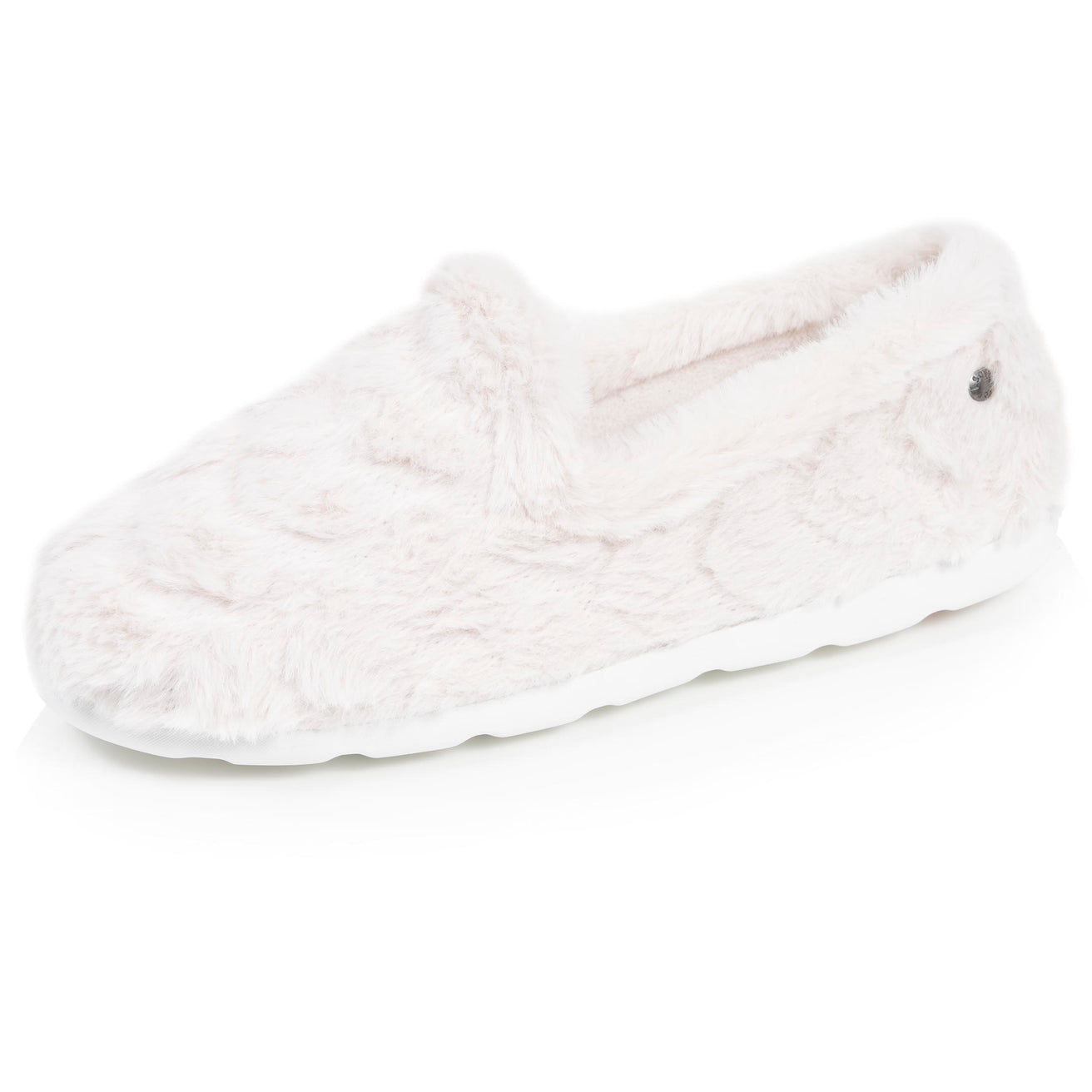 Zapatillas de casa Cerradas Mujer Marfíl suave