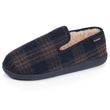 Zapatillas de casa Cerradas Hombre Tartán Marino