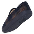 Zapatillas de casa Cerradas Hombre Tartán Marino