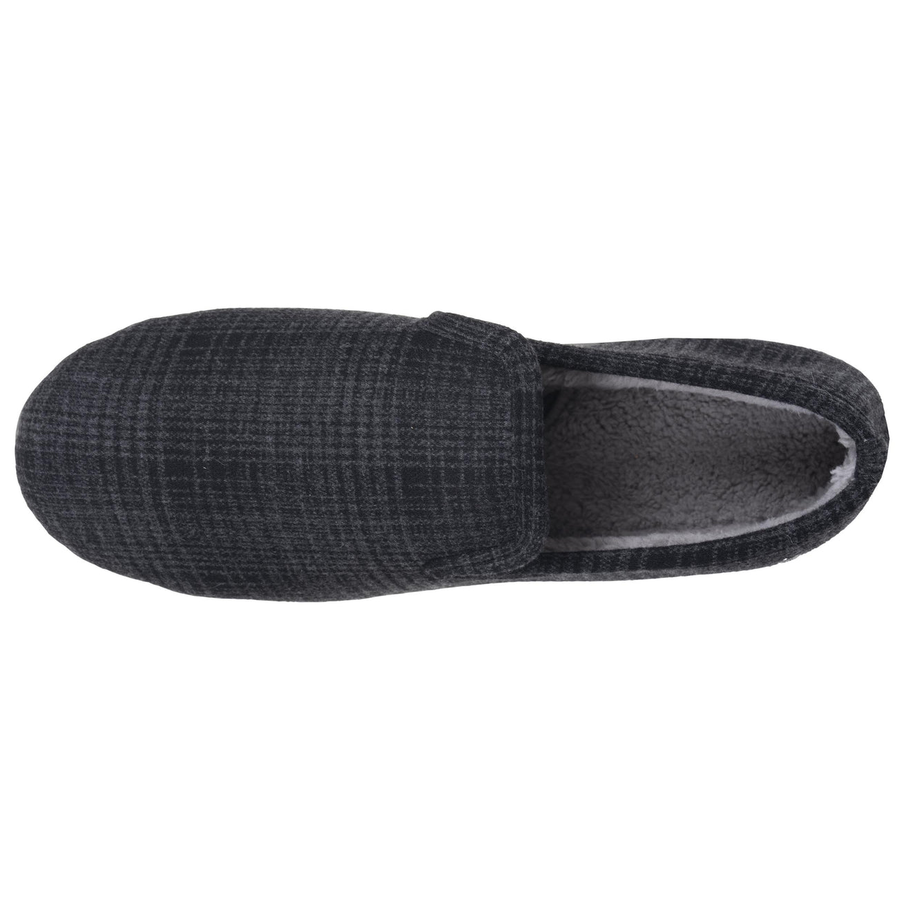 Zapatillas de casa Cerradas Hombre Tartán Negro