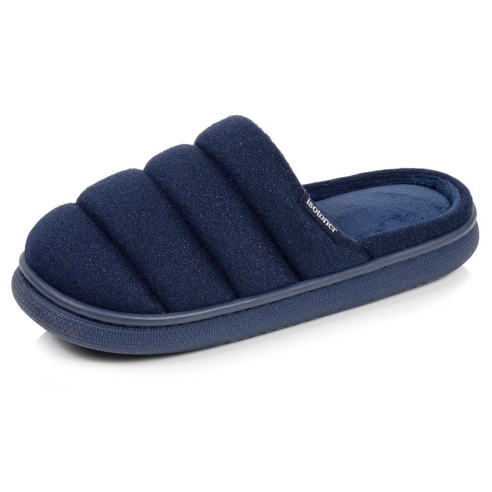 Zapatillas de casa Chinelas BLOUP Mujer Marino purpurina - Isotoner