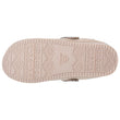 Zapatillas de casa Chinelas plataforma Mujer Beige