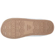 Zapatillas de casa Chinelas plataforma Mujer Marfíl ribete