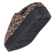 Zapatillas de casa Chinelas plataforma Mujer Leopardo oscuro