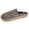 Zapatillas de casa Chinelas Mujer Leopardo Beige oscuro