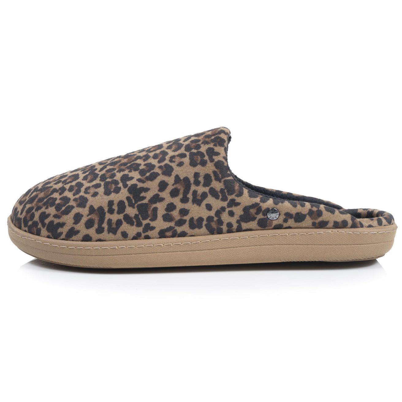 Zapatillas de casa Chinelas Mujer Leopardo Beige oscuro