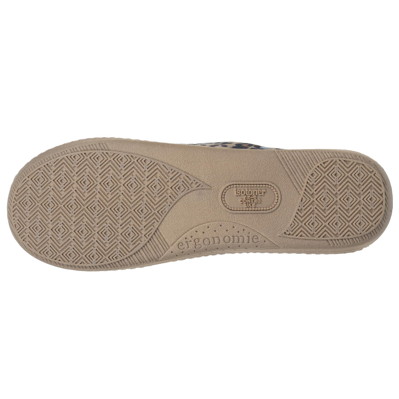 Zapatillas de casa Chinelas Mujer Leopardo Beige oscuro