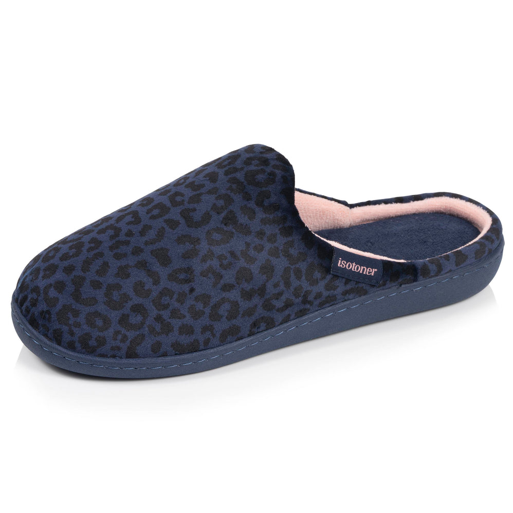 Zapatillas de casa Chinelas Mujer Leopardo Marino - Isotoner