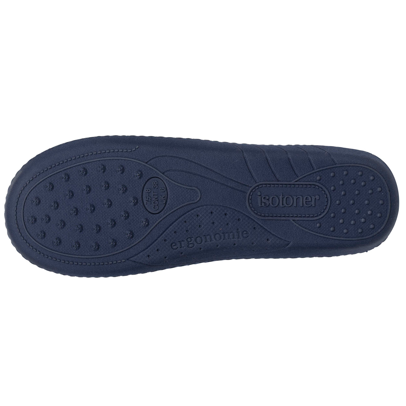 Zapatillas de casa Chinelas Mujer Lunares Marino