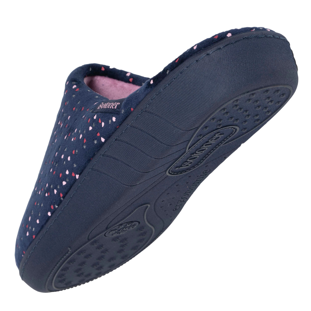 Zapatillas de casa Chinelas Mujer Lunares Marino