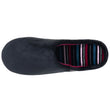 Zapatillas de casa Chinelas Mujer Negro Rayas pato