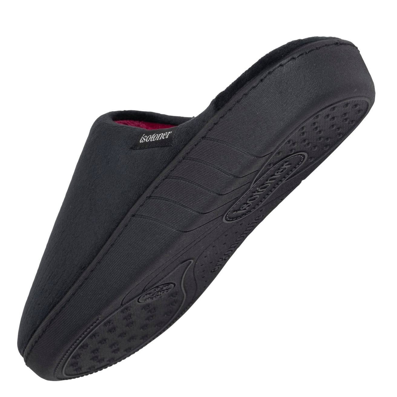 Zapatillas de casa Chinelas Mujer Negro Rayas pato