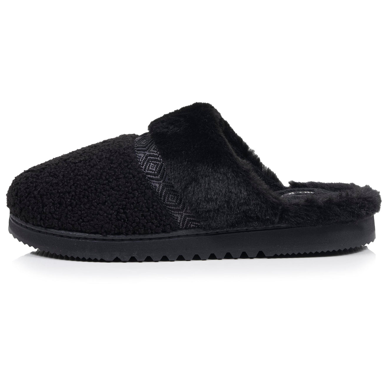 Zapatillas de casa Chinelas tacos Mujer Negro