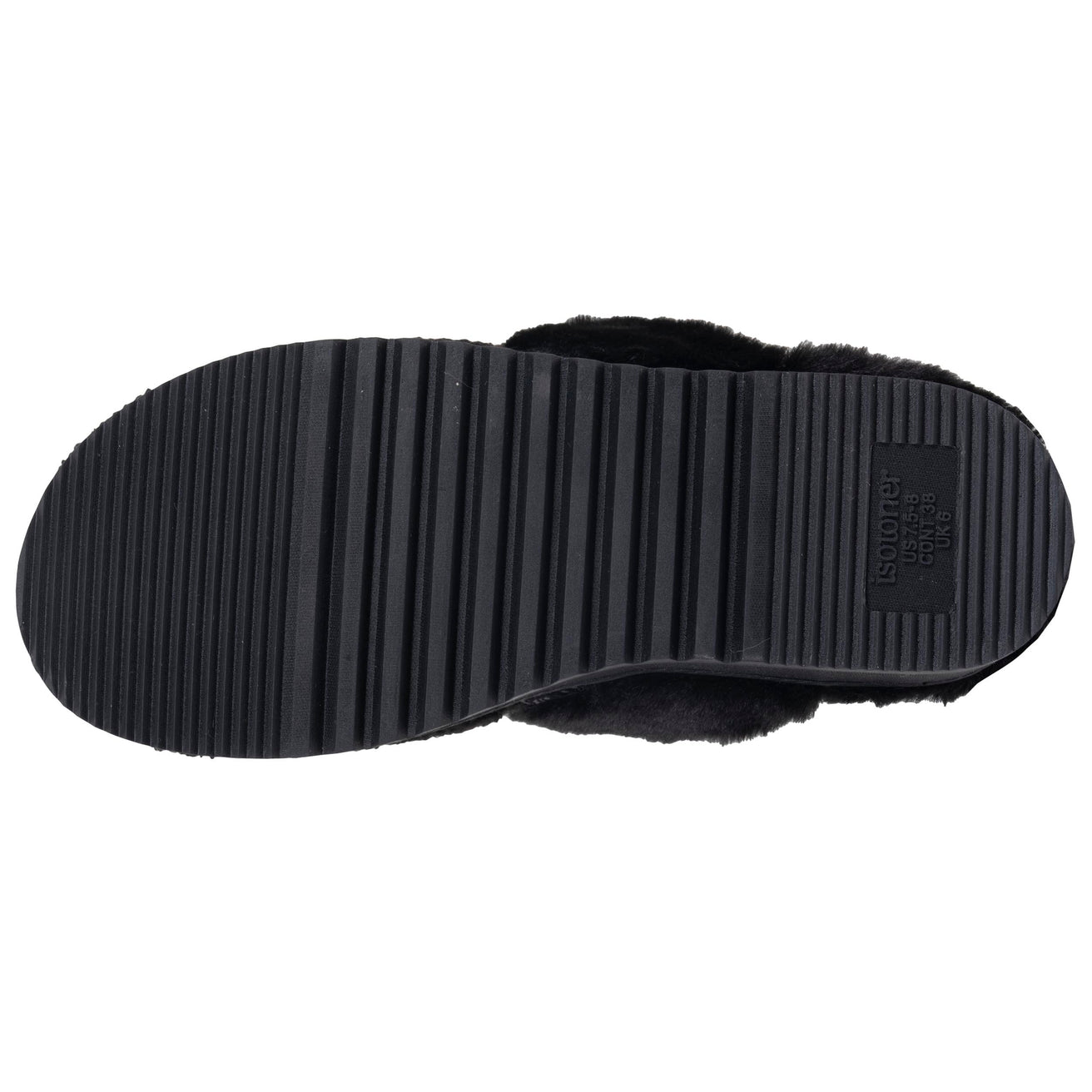 Zapatillas de casa Chinelas tacos Mujer Negro