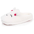 Zapatillas de casa Chinelas Mujer sherpa lama Marfíl