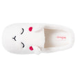 Zapatillas de casa Chinelas Mujer sherpa lama Marfíl