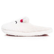 Zapatillas de casa Chinelas Mujer sherpa lama Marfíl