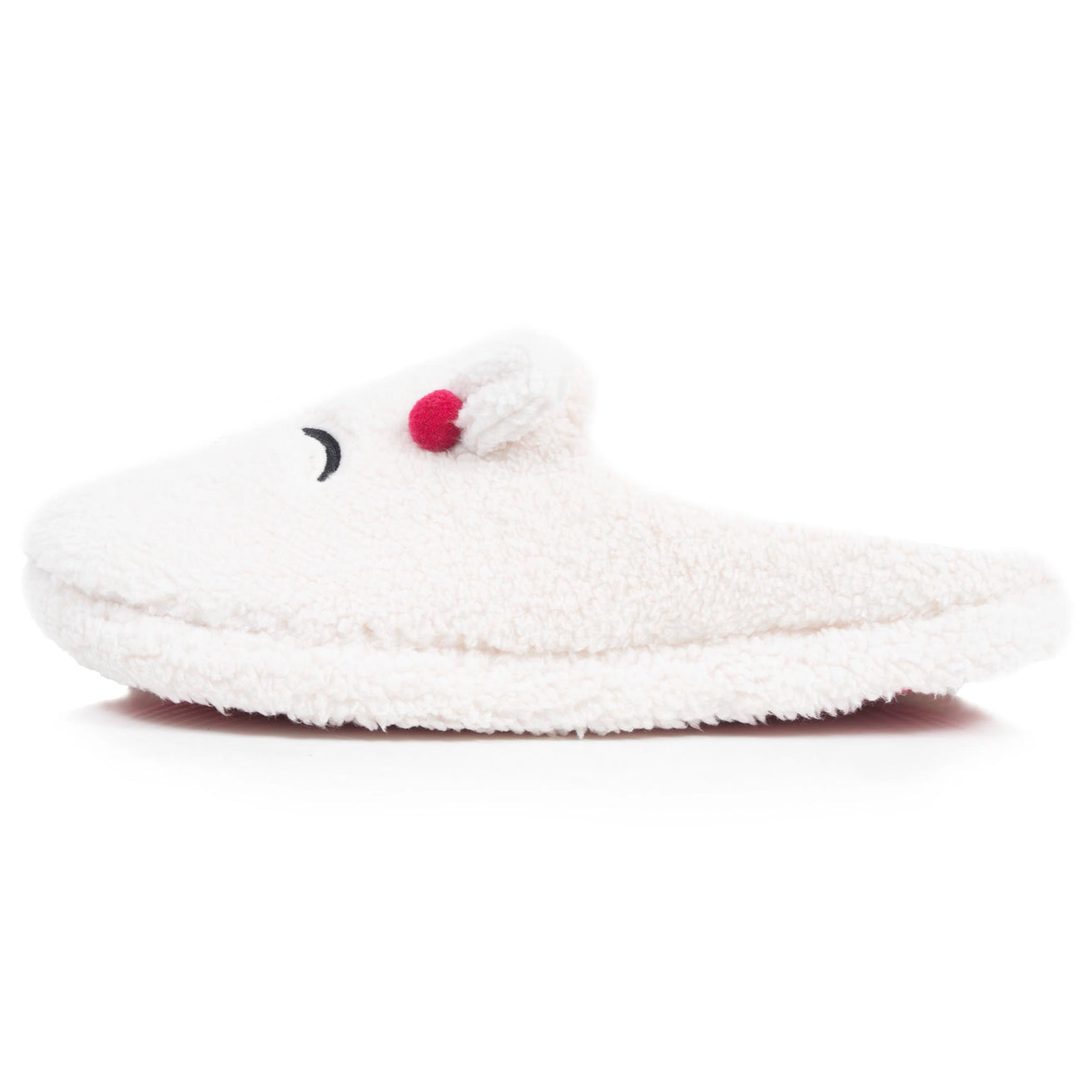 Zapatillas de casa Chinelas Mujer sherpa lama Marfíl
