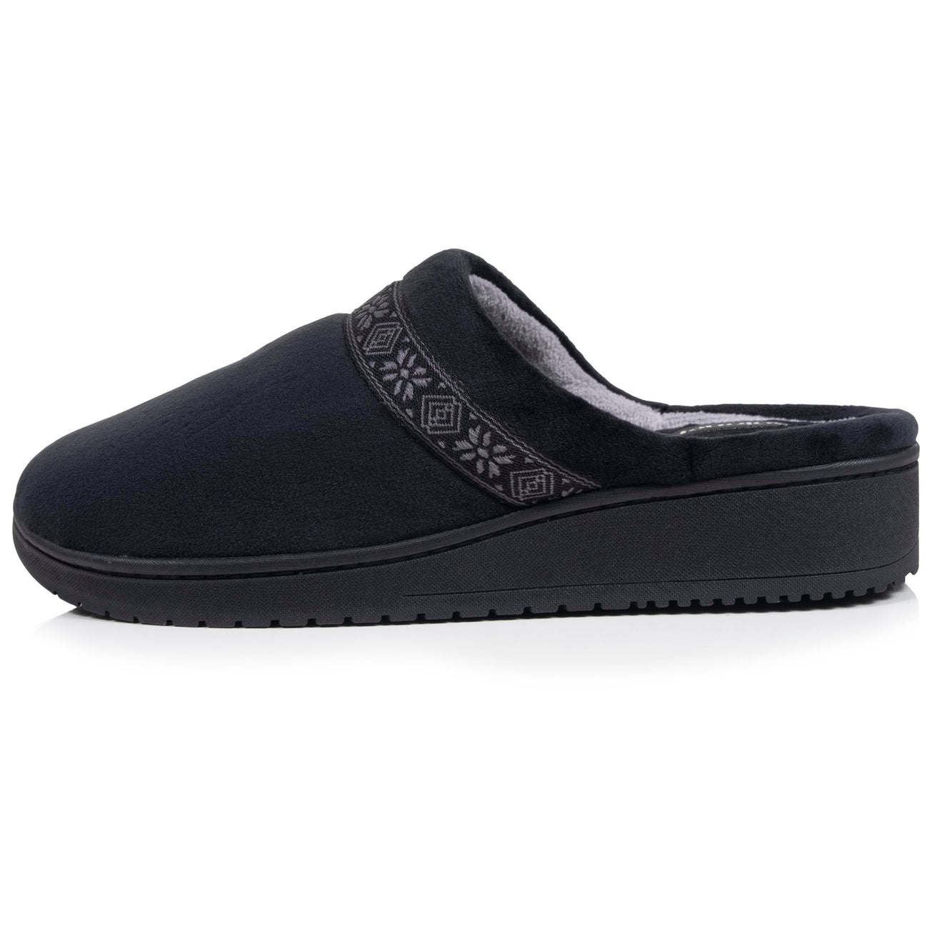 Zapatillas de casa Chinelas tacón Negro