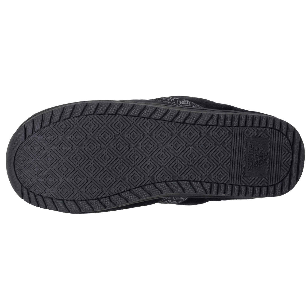 Zapatillas de casa Chinelas tacón Negro