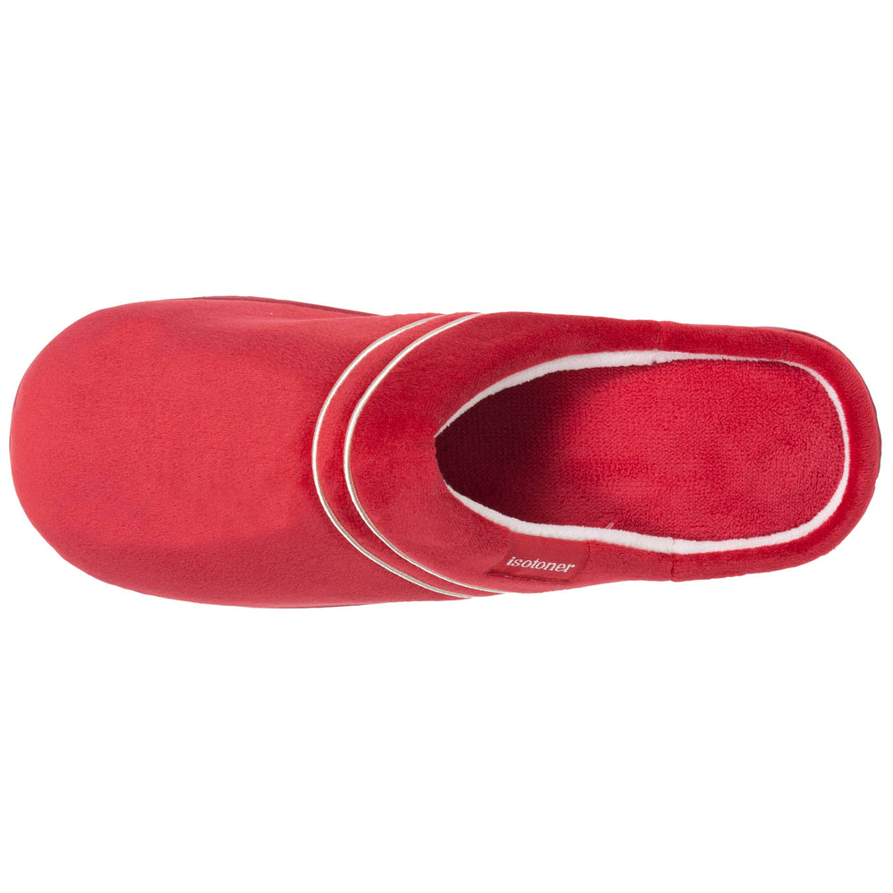 Zapatillas de casa Chinelas tacón Rojo - Isotoner