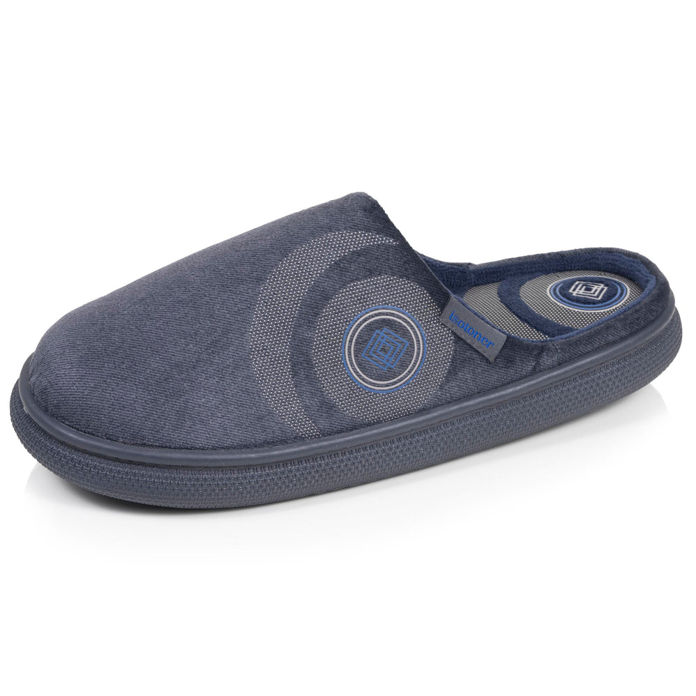 Zapatillas de casa Chinelas BLOUP Hombre Marino jaspeado - Isotoner