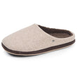 Zapatillas de casa chinelas Hombre fieltro Beige