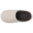 Zapatillas de casa chinelas Hombre fieltro Beige