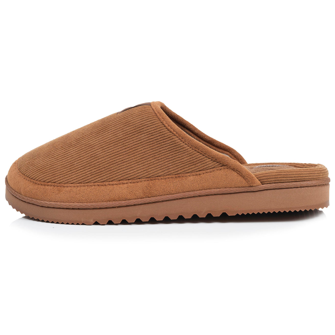 Zapatillas de casa Chinelas Hombre Camel suela dentada