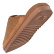 Zapatillas de casa Chinelas Hombre Camel suela dentada