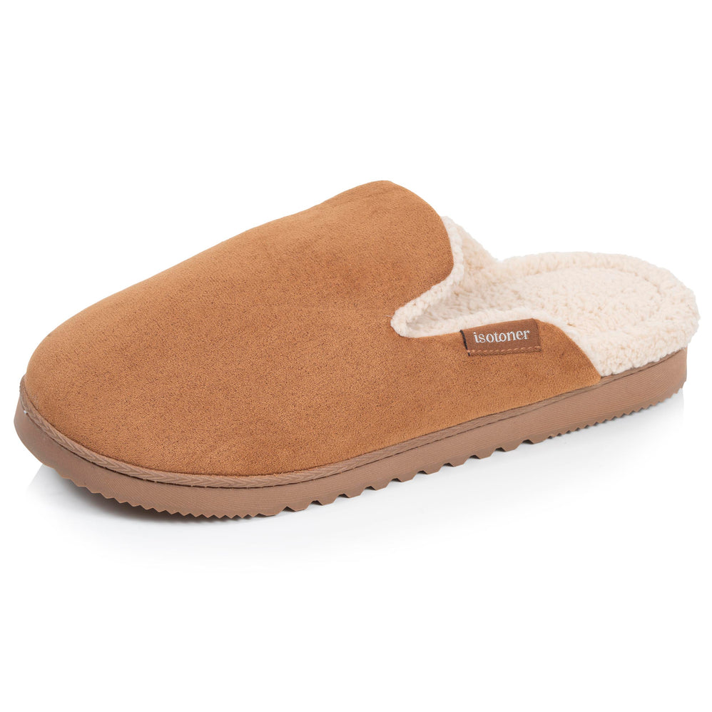 Zapatillas de casa Chinelas Hombre Camel sherpa - Isotoner