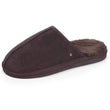 Zapatillas de casa chinelas Hombre Cuero Chocolate