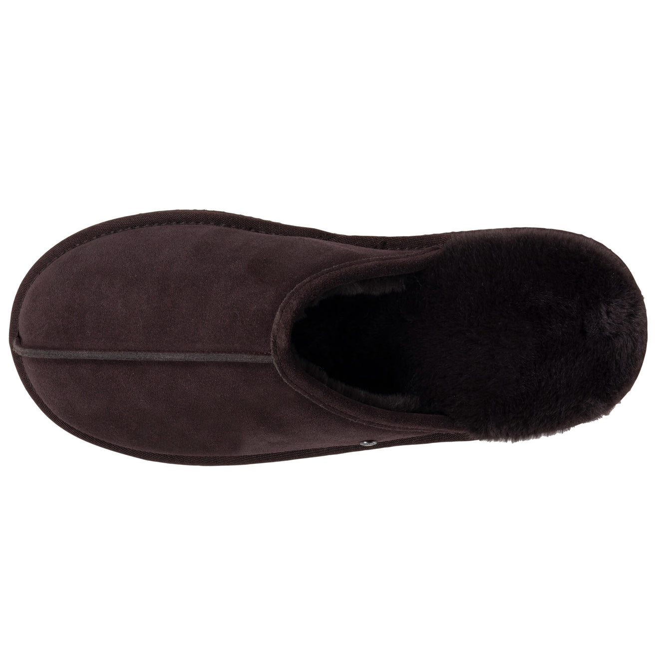 Zapatillas de casa chinelas Hombre Cuero Chocolate